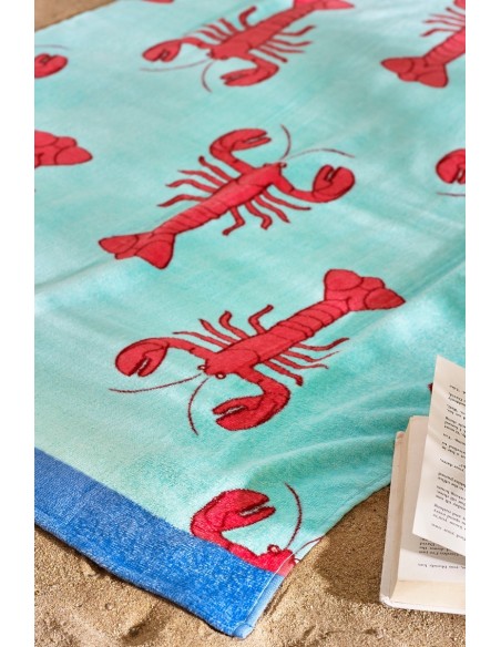 Towel Beach Printed Velvet | Best Home Stores