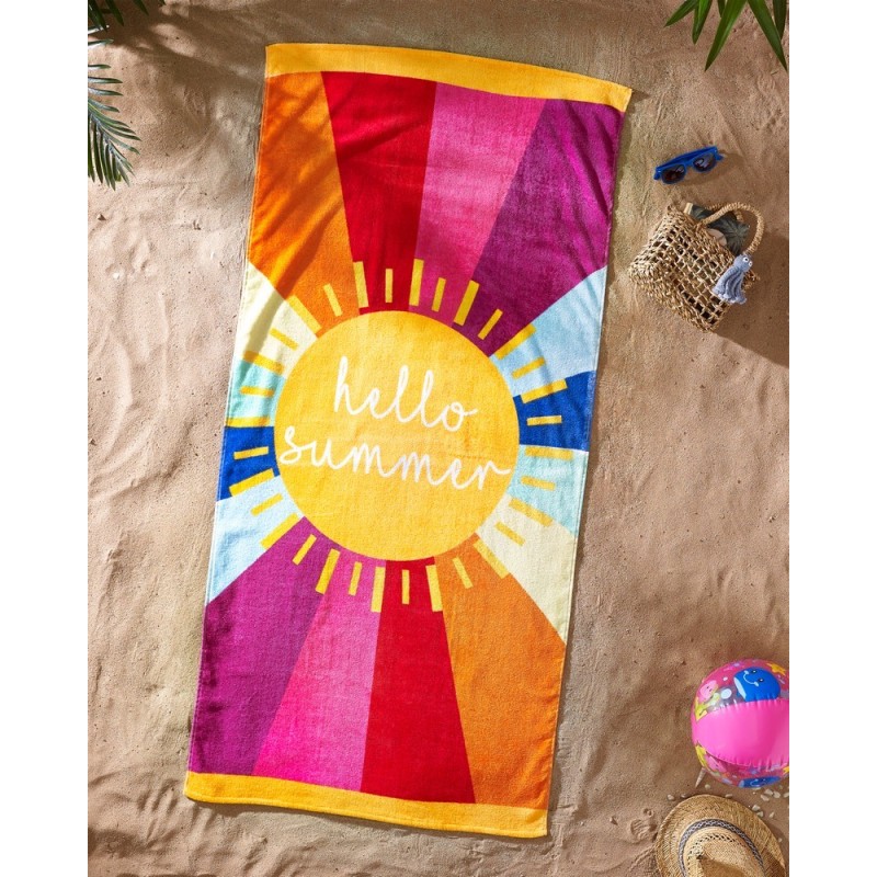 Asciugamano da Spiaggia in Velluto Stampato | Best Home Stores