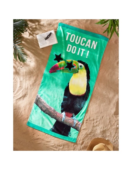 Serviette de Plage en Velours Imprimé | Meilleurs Magasins de Maison