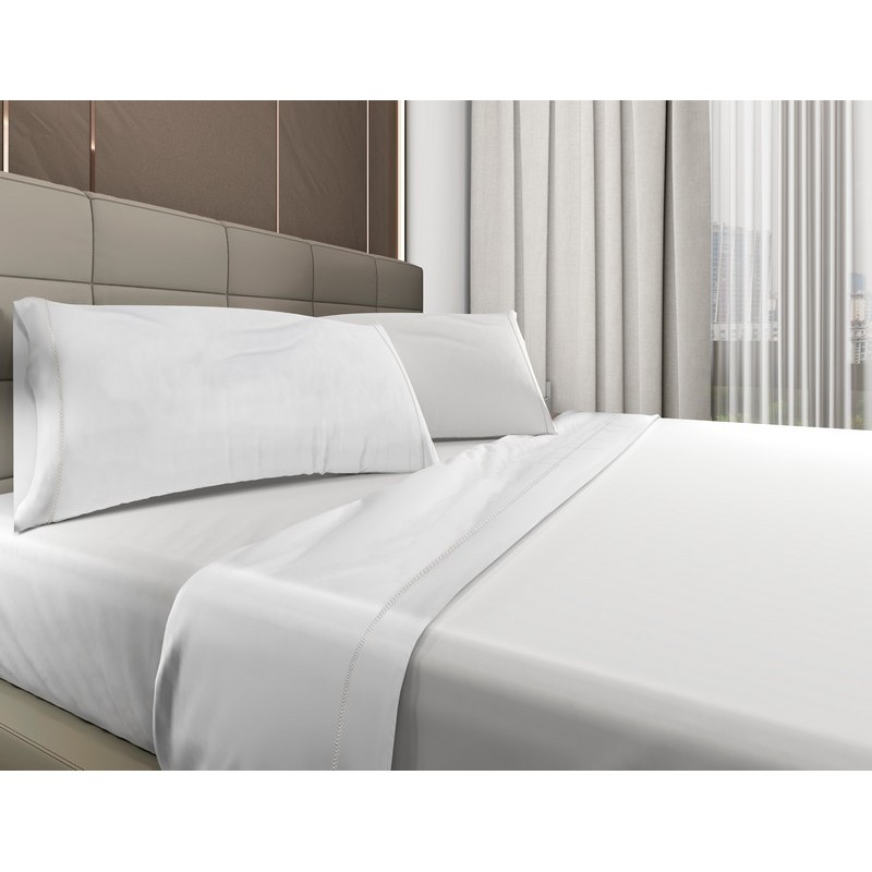 Juego Sábanas 100% Alg Sevilla Blanco | Best Home Stores