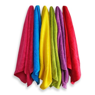 Serviette de Plage Unie en Velours | Best Home Stores