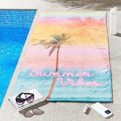 Asciugamano Beach Summer Vibes Velluto stampato 2