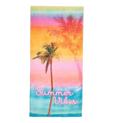 Asciugamano Beach Summer Vibes Velluto stampato