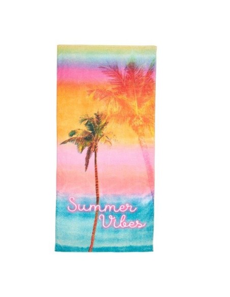 Asciugamano Beach Summer Vibes Velluto stampato