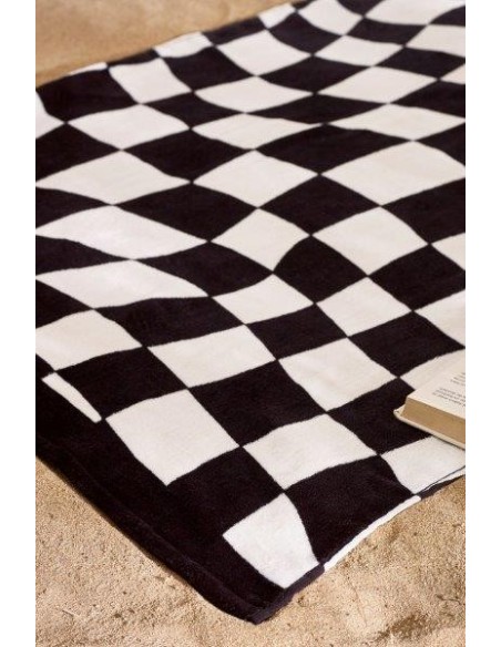 handtuch Copy Beach Checker Checker Board Print Samt