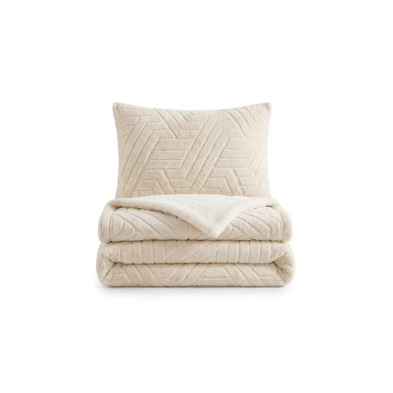 Comforter Sherpa - Geo