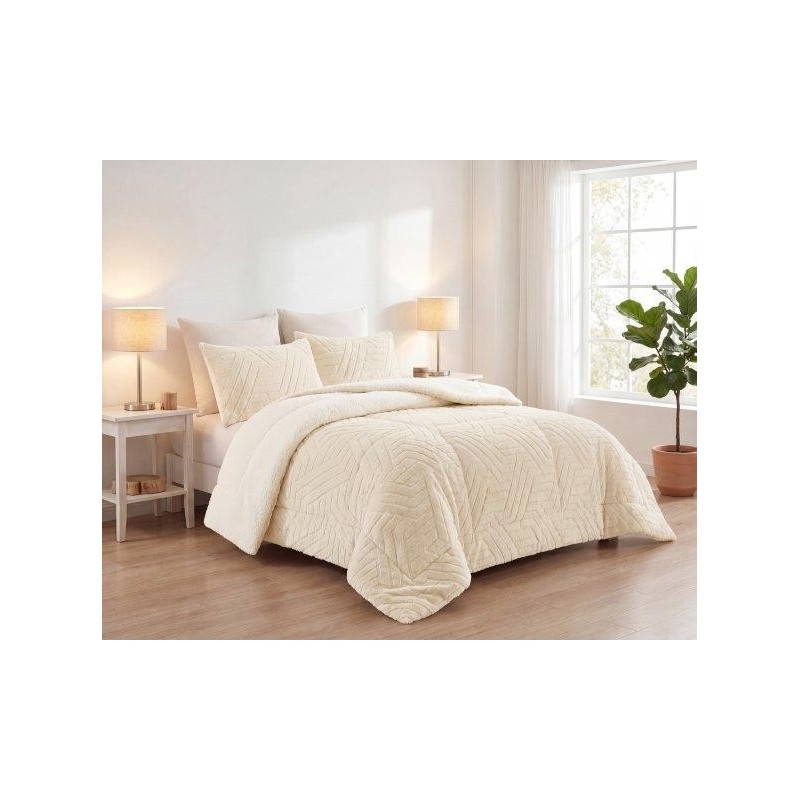 Comforter Sherpa - Geo