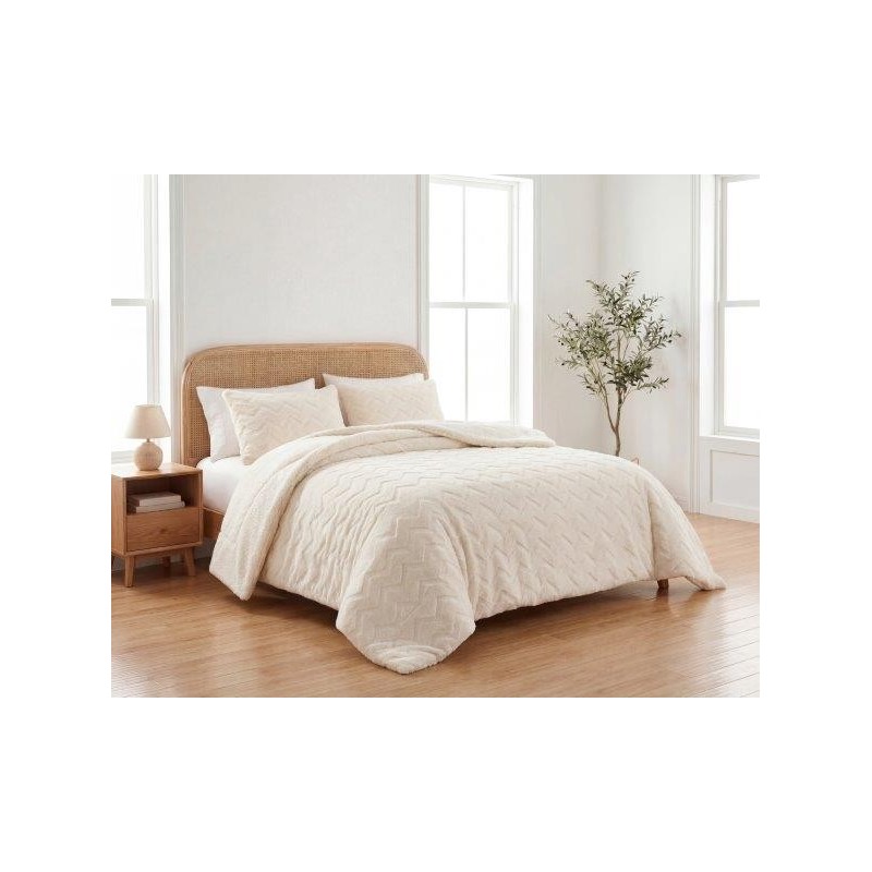 Comforter Sherpa - Zigzag