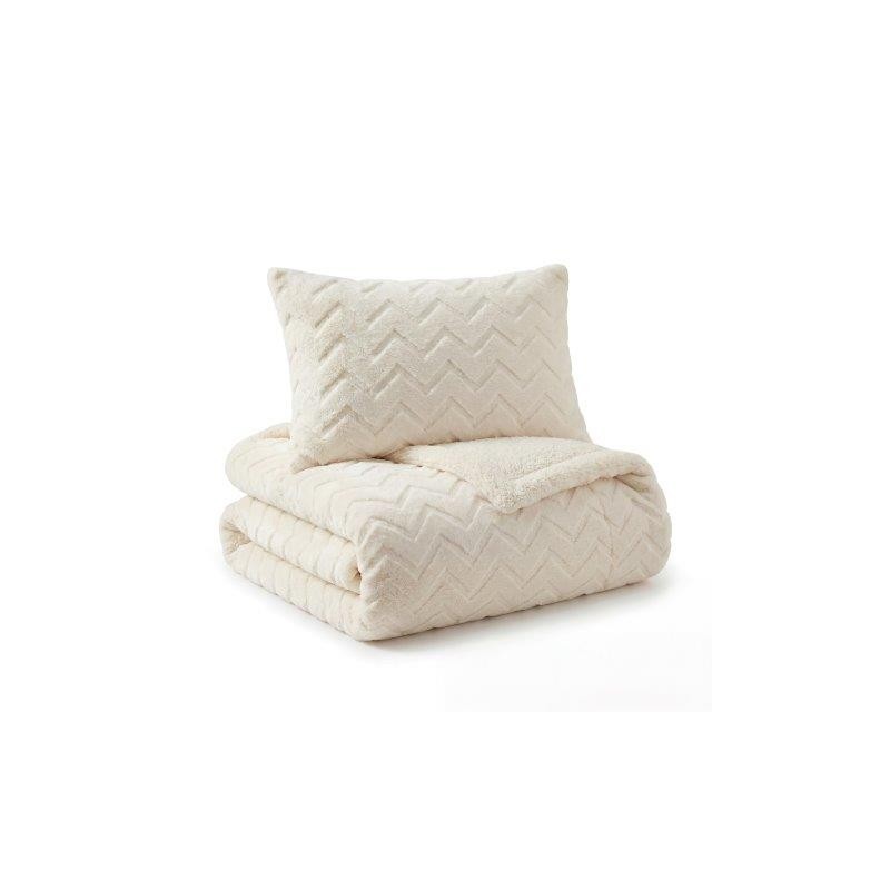 Comforter Sherpa - Zigzag